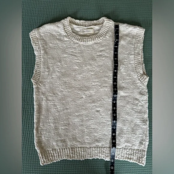 TWOTHIRDS Abang Cotton Sleeveless Knit Top - Ecru - Picture 13 of 16